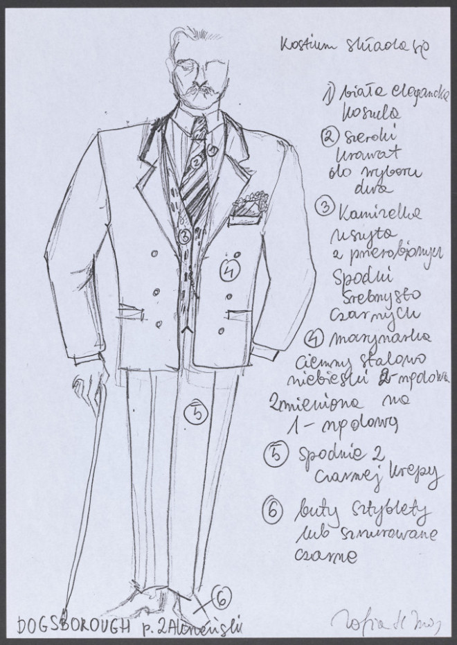 projekt kostiumu